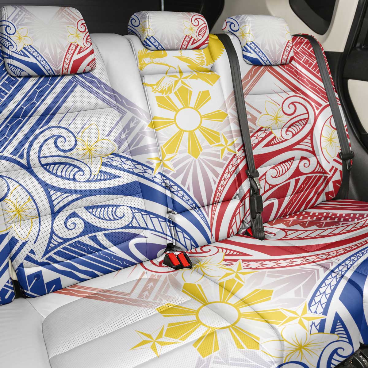 Philippines Tribal Sun Back Car Seat Cover Hunting Eagle LT7 - Polynesian Pride