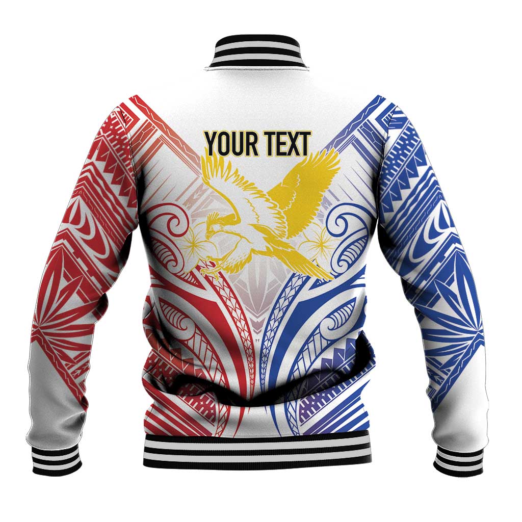 Philippines Tribal Sun Personalized Baseball Jacket Hunting Eagle LT7 - Polynesian Pride