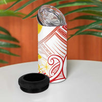 Philippines Tribal Sun Personalized 4 in 1 Can Cooler Tumbler Hunting Eagle LT7 - Polynesian Pride