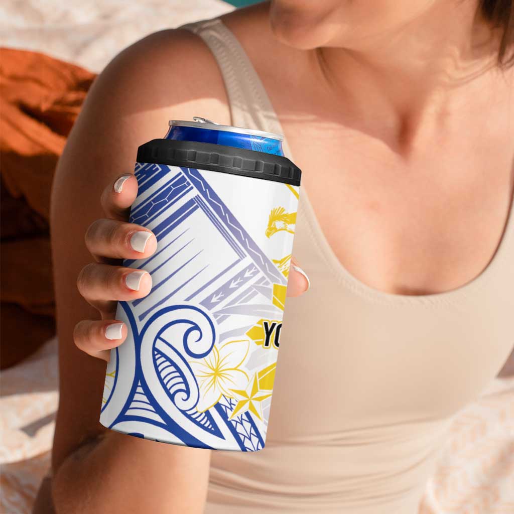 Philippines Tribal Sun Personalized 4 in 1 Can Cooler Tumbler Hunting Eagle LT7 - Polynesian Pride