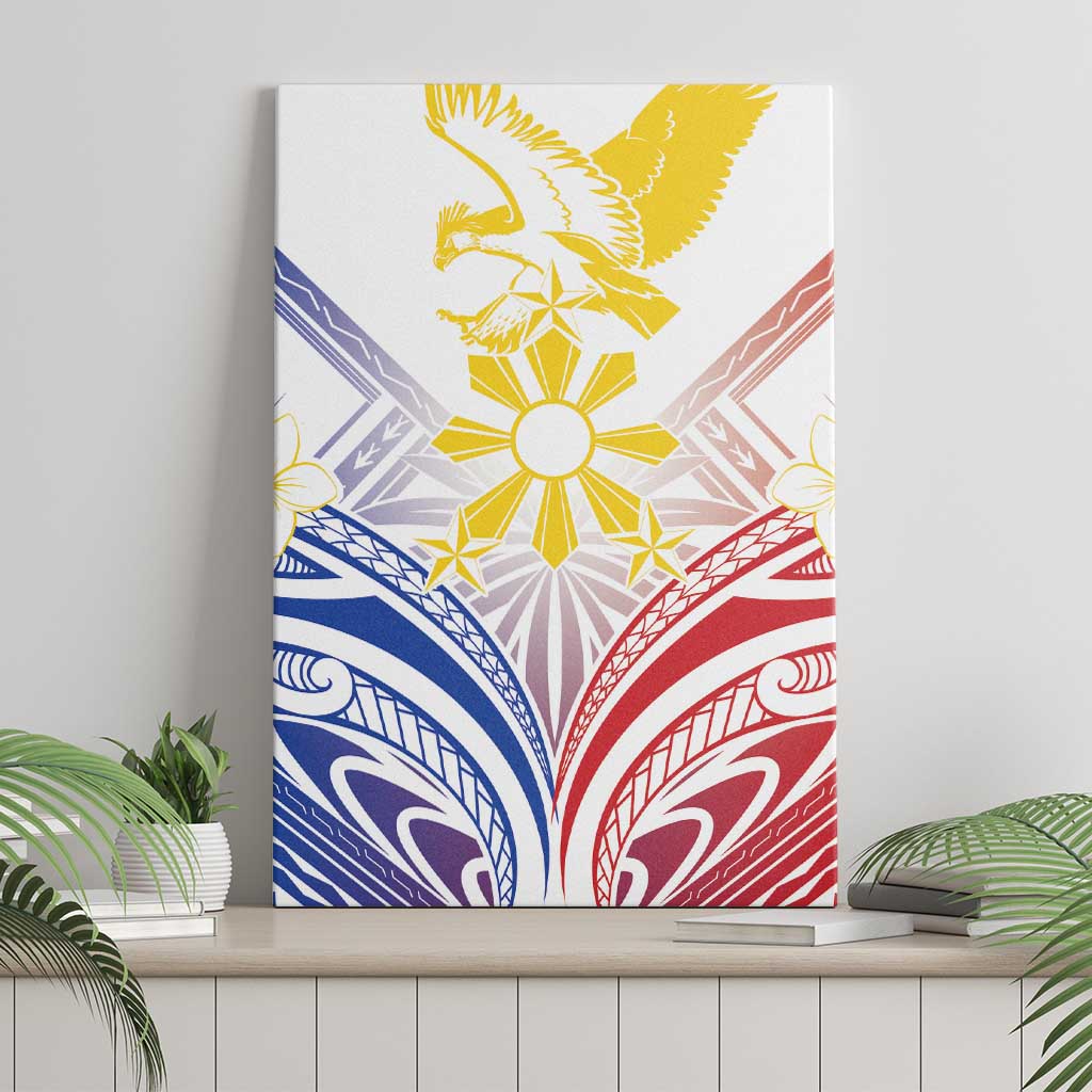 Philippines Tribal Sun Canvas Wall Art Hunting Eagle LT7 - Polynesian Pride