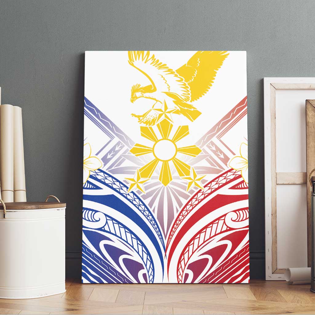 Philippines Tribal Sun Canvas Wall Art Hunting Eagle LT7 - Polynesian Pride