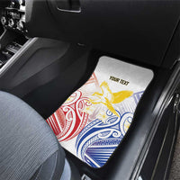 Philippines Tribal Sun Personalized Car Mats Hunting Eagle LT7 - Polynesian Pride