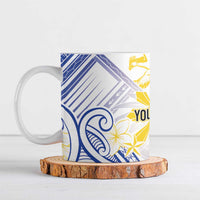 Philippines Tribal Sun Personalized Ceramic Mug Hunting Eagle LT7 White - Polynesian Pride