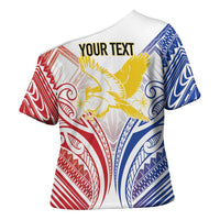 Philippines Tribal Sun Personalized Cross Shoulder Shirt Hunting Eagle LT7 - Polynesian Pride