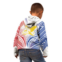 Philippines Tribal Sun Personalized Kid Hoodie Hunting Eagle LT7 - Polynesian Pride