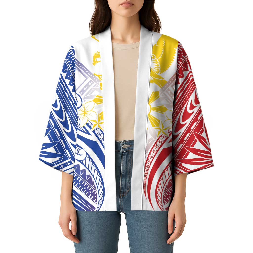 Philippines Tribal Sun Personalized Kimono Hunting Eagle LT7 - Polynesian Pride