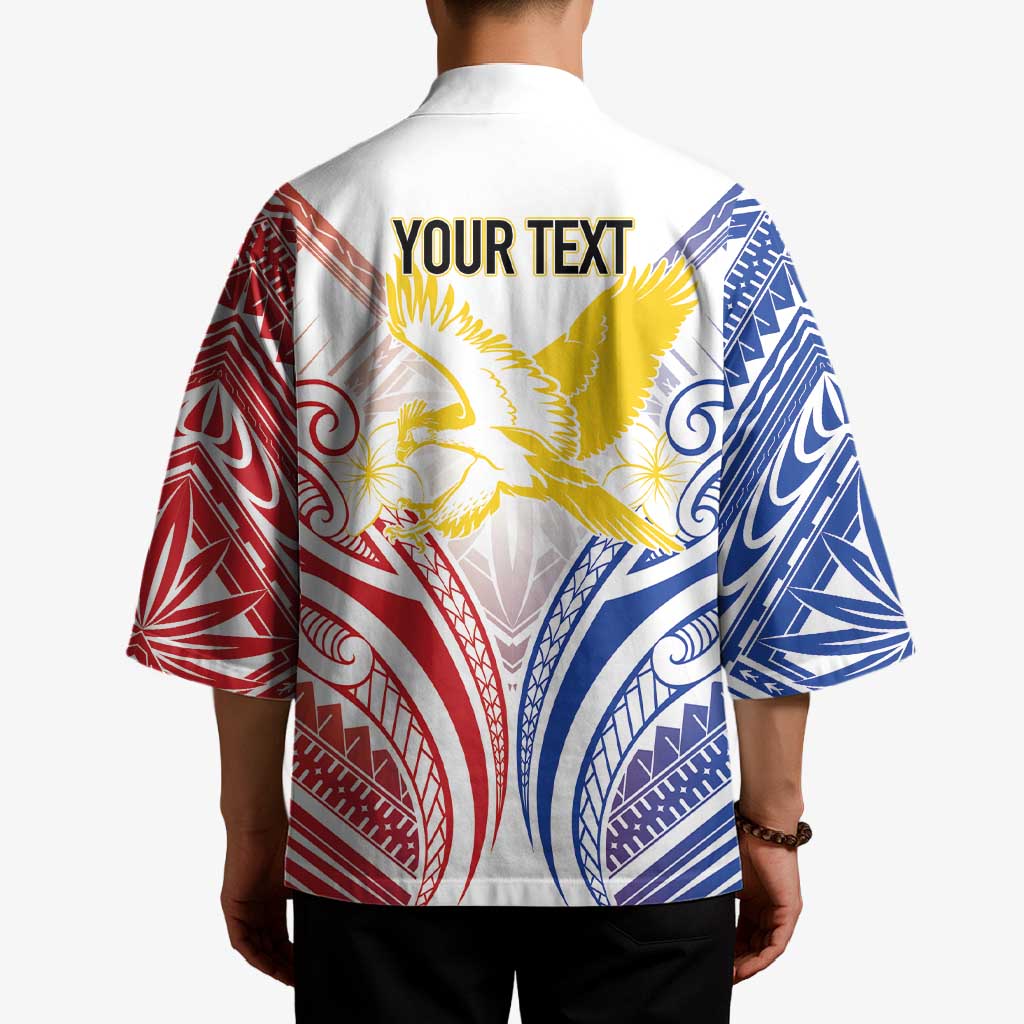 Philippines Tribal Sun Personalized Kimono Hunting Eagle LT7 - Polynesian Pride