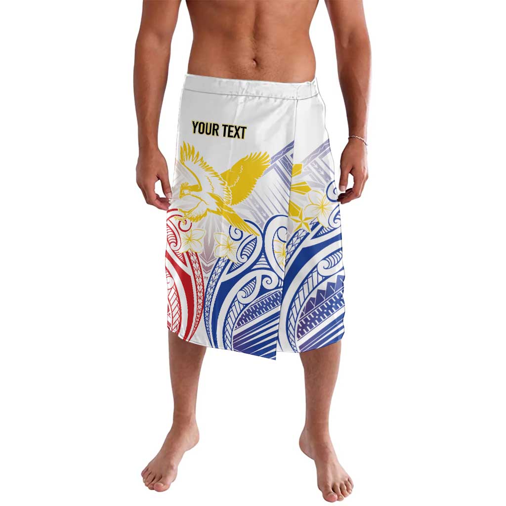 Philippines Tribal Sun Personalized Lavalava Hunting Eagle LT7 White - Polynesian Pride