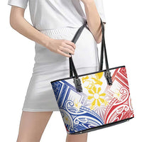 Philippines Tribal Sun Leather Tote Bag Hunting Eagle LT7 - Polynesian Pride
