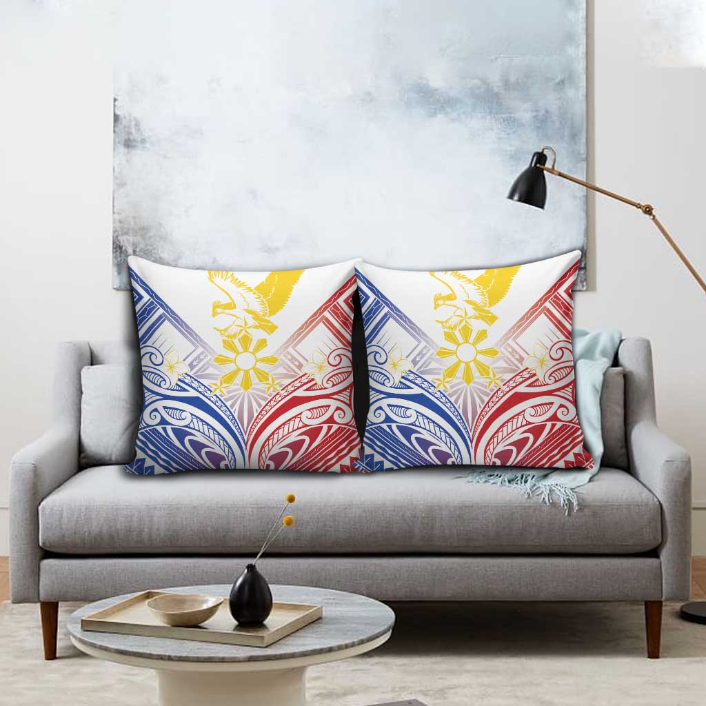 Philippines Tribal Sun Pillow Cover Hunting Eagle LT7 - Polynesian Pride