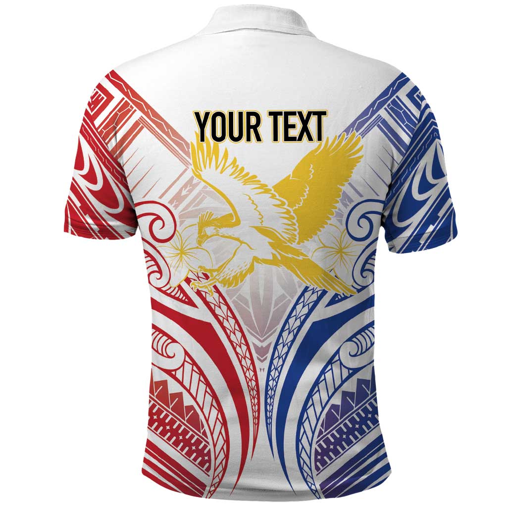 Philippines Tribal Sun Personalized Polo Shirt Hunting Eagle LT7 - Polynesian Pride