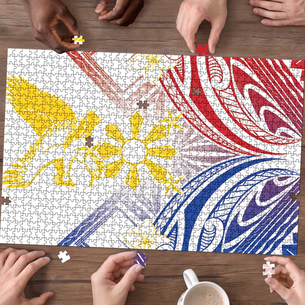 Philippines Tribal Sun Puzzle Hunting Eagle LT7 - Polynesian Pride