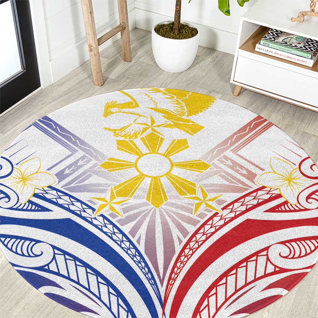 Philippines Tribal Sun Round Carpet Hunting Eagle