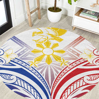 Philippines Tribal Sun Round Carpet Hunting Eagle