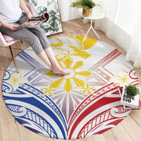 Philippines Tribal Sun Round Carpet Hunting Eagle