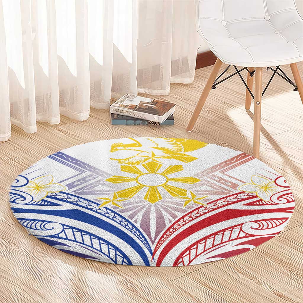 Philippines Tribal Sun Round Carpet Hunting Eagle