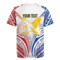 Philippines Tribal Sun Personalized Rugby Jersey Hunting Eagle LT7 - Polynesian Pride