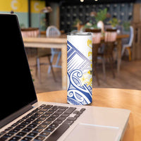 Philippines Tribal Sun Personalized Skinny Tumbler Hunting Eagle LT7 - Polynesian Pride