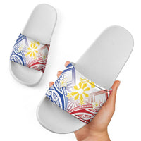 Philippines Tribal Sun Slide Sandals Hunting Eagle LT7 - Polynesian Pride