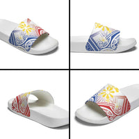 Philippines Tribal Sun Slide Sandals Hunting Eagle LT7 - Polynesian Pride