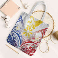 Philippines Tribal Sun Tote Bag Hunting Eagle LT7 White Strap One Size White - Polynesian Pride