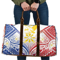 Philippines Tribal Sun Travel Bag Hunting Eagle LT7 White - Polynesian Pride