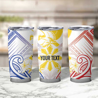 Philippines Tribal Sun Personalized Tumbler Cup Hunting Eagle LT7 - Polynesian Pride