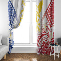Philippines Tribal Sun Window Curtain Hunting Eagle LT7 - Polynesian Pride