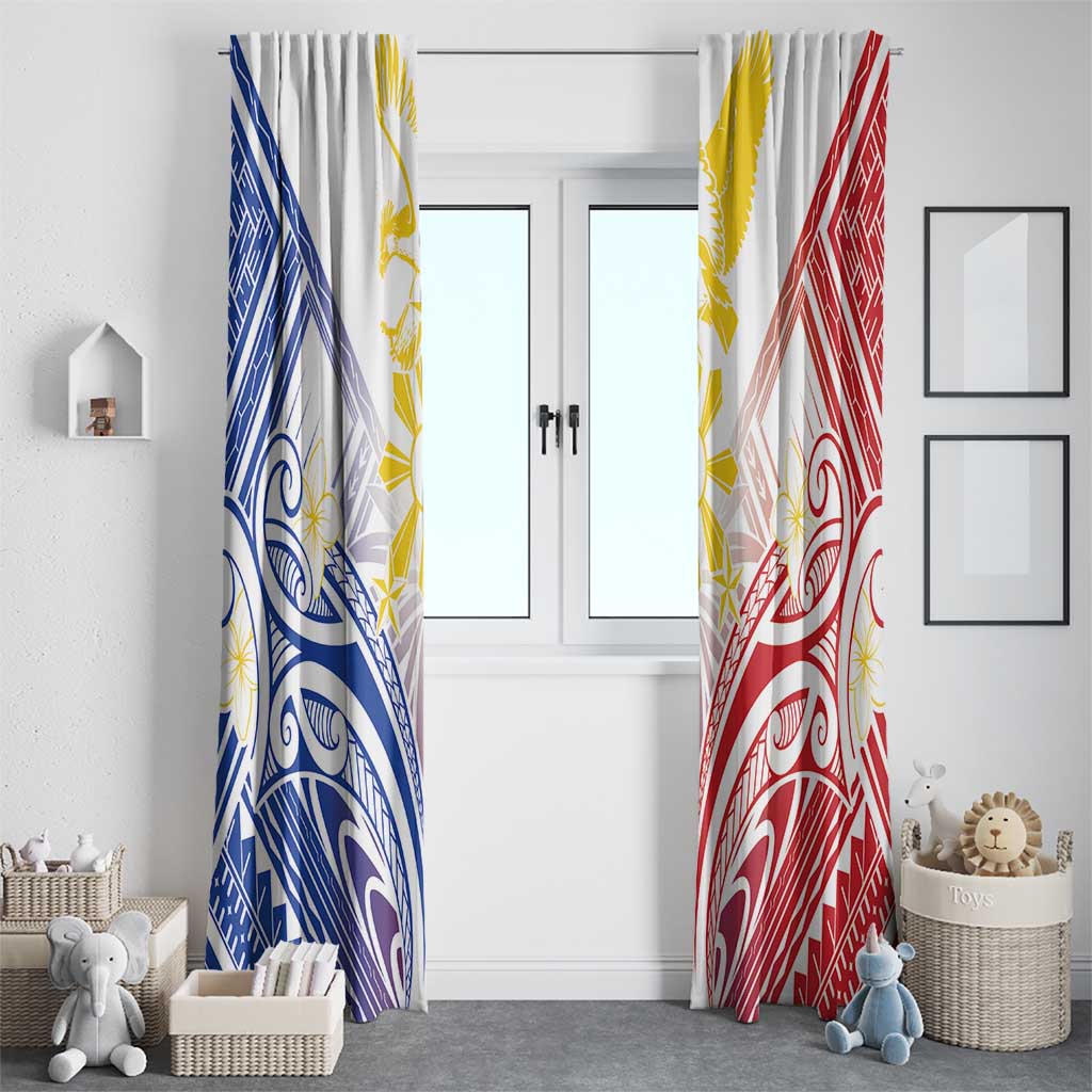 Philippines Tribal Sun Window Curtain Hunting Eagle LT7 - Polynesian Pride