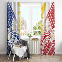 Philippines Tribal Sun Window Curtain Hunting Eagle LT7 - Polynesian Pride