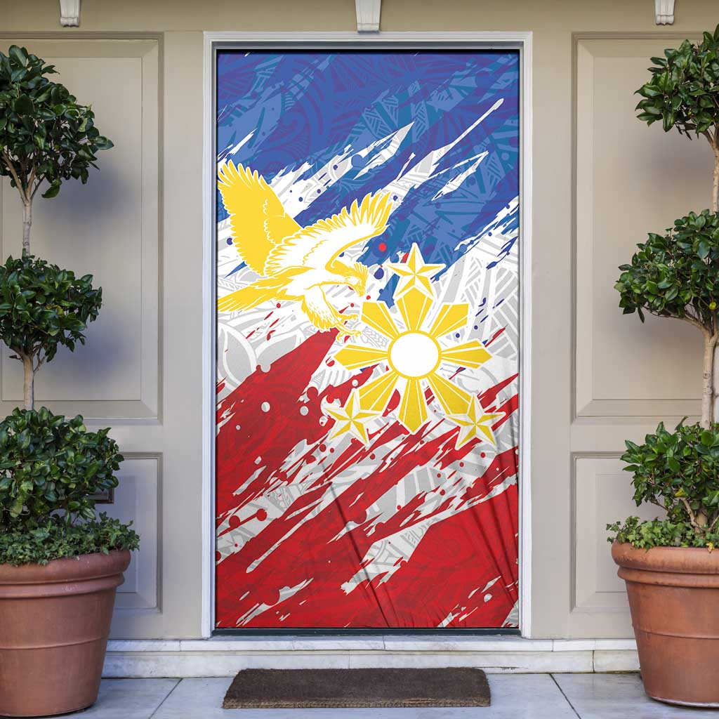 Filipino Sun and Stars Door Cover Grunge Vibes
