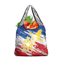 Filipino Sun and Stars Grocery Bag Grunge Vibes LT7 1-pack One Size White - Polynesian Pride