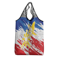 Filipino Sun and Stars Grocery Bag Grunge Vibes LT7 - Polynesian Pride