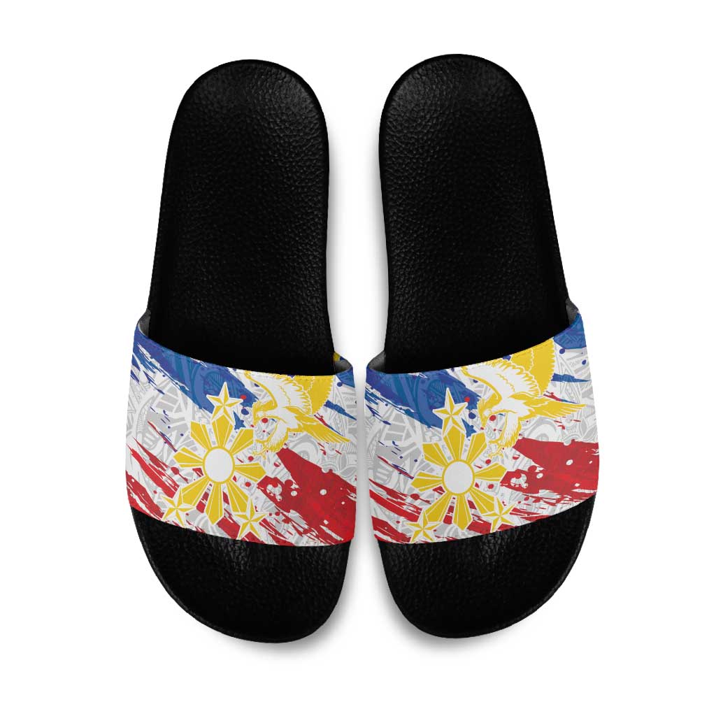 Filipino Sun and Stars Slide Sandals Grunge Vibes