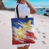 Filipino Sun and Stars Tote Bag Grunge Vibes LT7 - Polynesian Pride