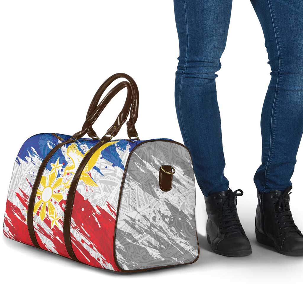 Filipino Sun and Stars Travel Bag Grunge Vibes LT7 - Polynesian Pride
