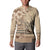 Vaiaso o le Gagana Samoa Button Sweatshirt Siapo Motif Beige