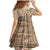 Vaiaso o le Gagana Samoa Family Matching Mermaid Dress and Hawaiian Shirt Siapo Motif Beige