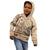 Vaiaso o le Gagana Samoa Kid Hoodie Siapo Motif Beige