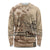 Vaiaso o le Gagana Samoa Long Sleeve Shirt Siapo Motif Beige