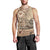 Vaiaso o le Gagana Samoa Men Tank Top Siapo Motif Beige