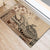 Vaiaso o le Gagana Samoa Rubber Doormat Siapo Motif Beige