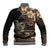 Vaiaso o le Gagana Samoa Baseball Jacket Siapo Motif Black