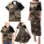 Vaiaso o le Gagana Samoa Family Matching Puletasi and Hawaiian Shirt Siapo Motif Black