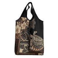 Vaiaso o le Gagana Samoa Grocery Bag Siapo Motif Black LT7 - Polynesian Pride