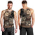 Vaiaso o le Gagana Samoa Men Tank Top Siapo Motif Black