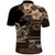 Vaiaso o le Gagana Samoa Polo Shirt Siapo Motif Black