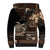 Vaiaso o le Gagana Samoa Sherpa Hoodie Siapo Motif Black