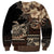 Vaiaso o le Gagana Samoa Sweatshirt Siapo Motif Black